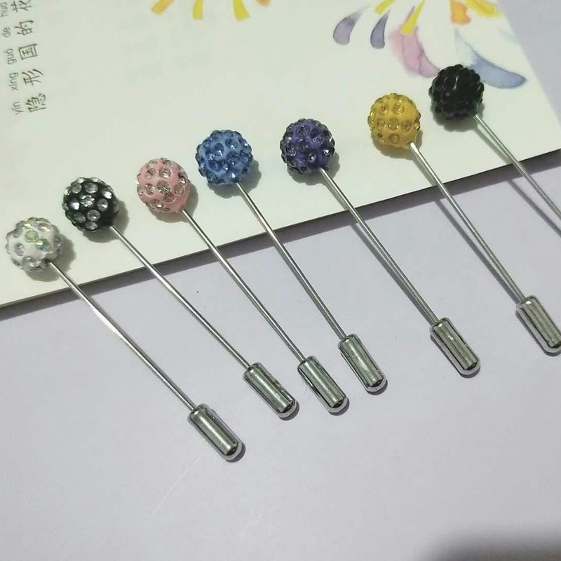 2023年韩国防走光固定珍珠胸针女式一字胸花蝴蝶结插针配件别针