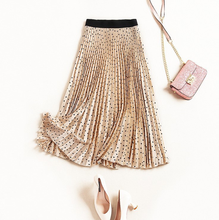Model Wearing Skirt