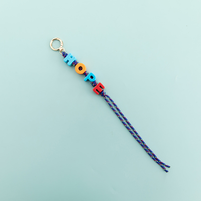 22g Weight Bag Charms Bag Accessories Type 1 Piece Quantity Daily Occasion Acrylic, rope Material Vocabulary Words/Name Pattern Casual, Simple Style Style 1 Piece Acrylic Rope Vocabulary Words/Name Bag Charms 7