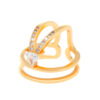 Trend brand small design sophisticated ring for nails for manicure, European style