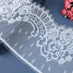 Lace edge trim, eyelash lace, non-elastic nylon lace fabric, fashion lingerie, wedding dress edge accessories, factory