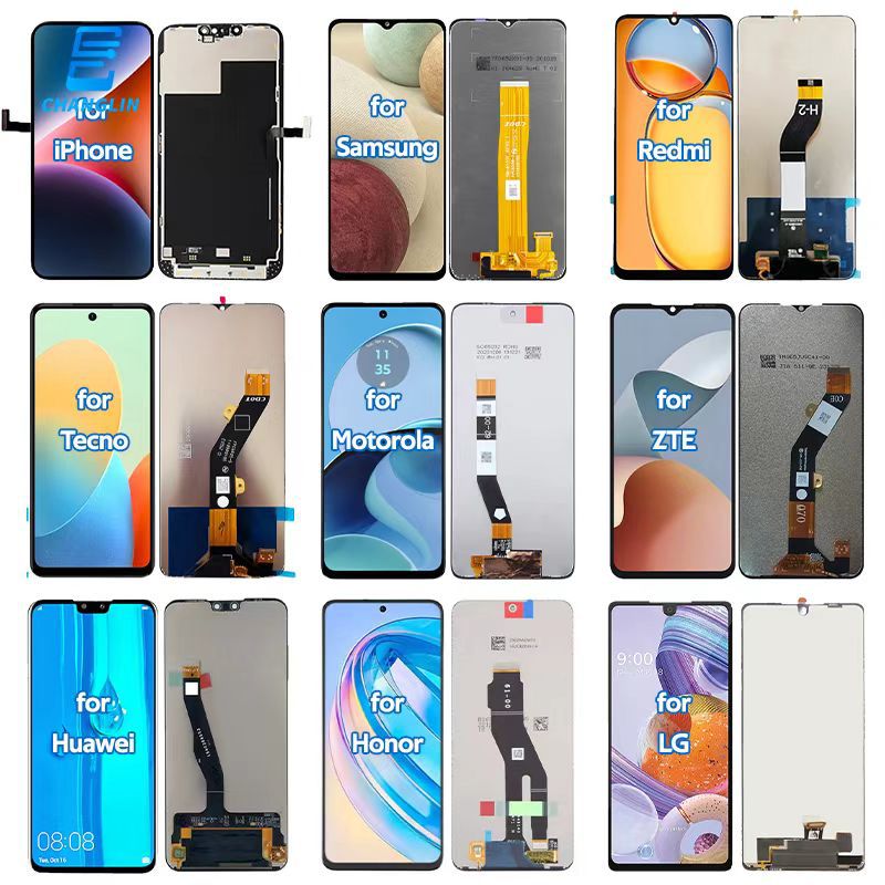 Suitable for Samsung M30S Framed Mobile Phone Screen Assembly, Lcd Touch Display Internal and External Screens, Mobile Phone Screen Wholesale