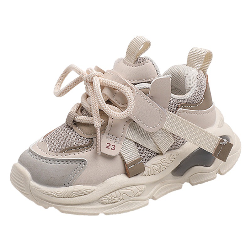 Girls' Dad's Shoes 2023 Spring and Autumn Children's Mesh Shoes Boys' Sports Shoes Trendy Children's Running Shoes Dropshipping