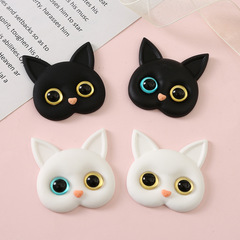 新款3D立體貓咪樹脂配件 手工創意diy手機殼奶油膠冰箱貼裝飾材料