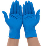 丁腈手套深蓝色美容纹身儿童烘焙橡胶牙科餐饮用厂家批发加厚耐用