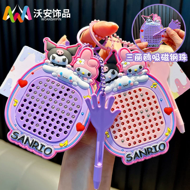 Sanrio, лабиринт, брелок, доска для рисования, игрушка для ключей, украшение для сумки, антистресс, граффити