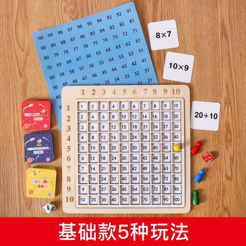 어린이 조기 교육 몬테소리 교육 인식 9-9 개의 곱셈 테이블 초등 학교 곱셈 조기 교육 곱셈위원회 교육 완구
