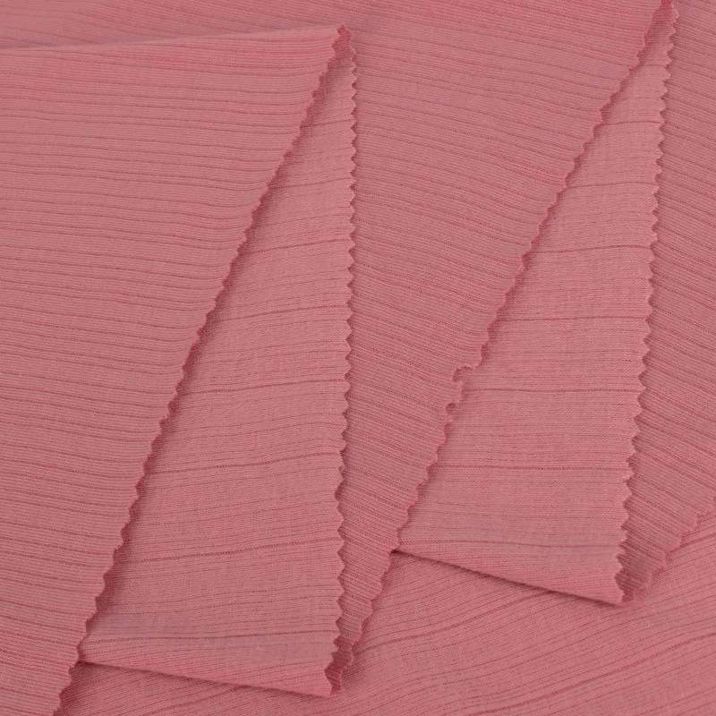 万润四季款  不规则罗纹针织布 打底衫弹力针织面料 超细罗纹布料