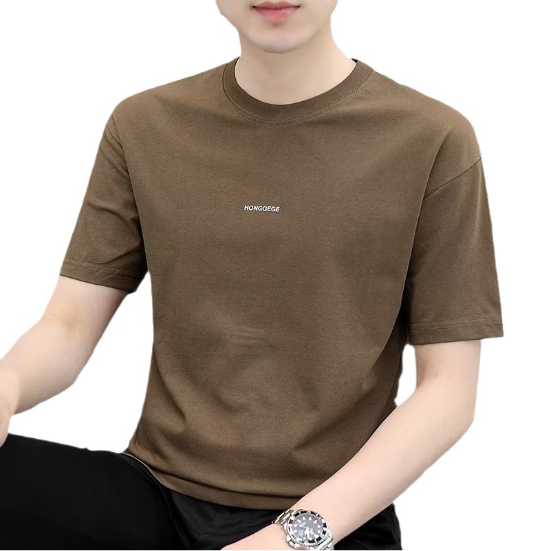 2023 moda nuevo estándar verano Juventud Popular cuello redondo hombres de manga corta Moda marca impresa moda japonesa camiseta