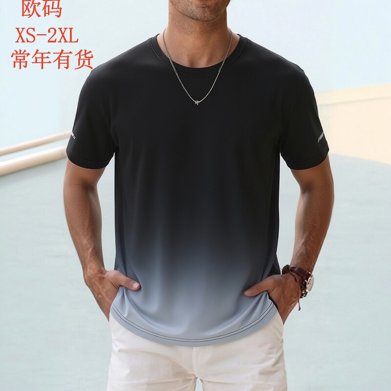 Uk Men's Sports Short-Sleeved T-Shirts, Golf Cycling Vests, Quick-Drying Clothing, Cycling Tops, Fitness Clothing Manufacturers