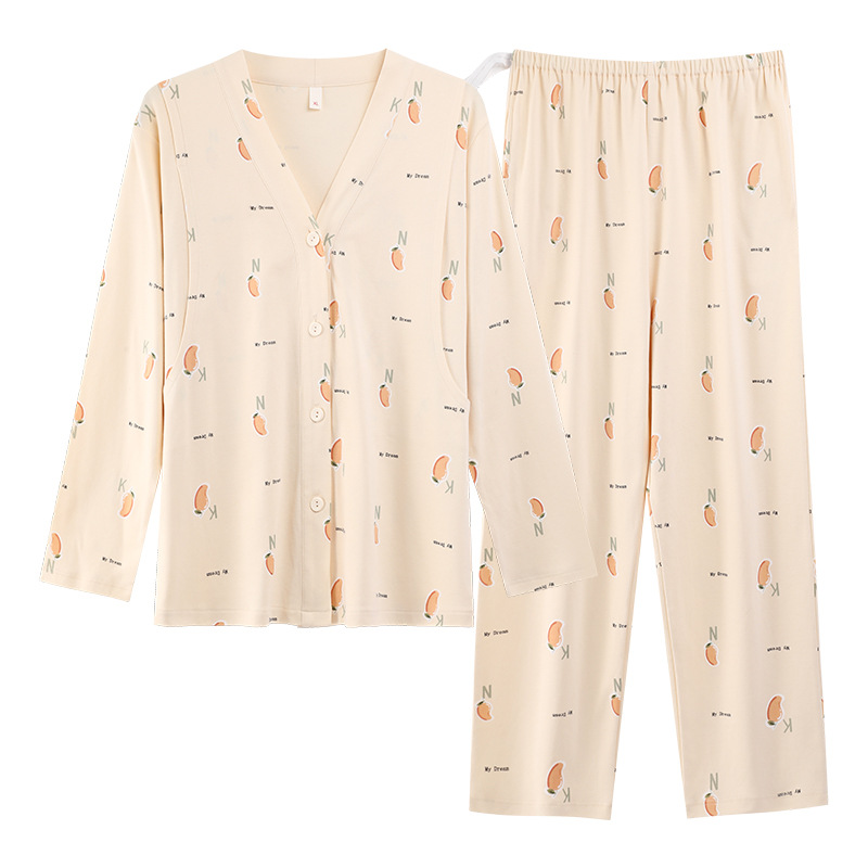 망고 브이넥 슈트