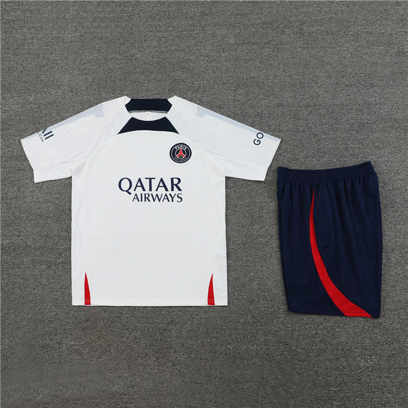 25-26 Paris Saint-Germain Club Football Uniforms for Adults and Children, Short-Sleeved Printed Sportswear, Cross-Border