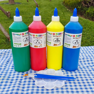 500 ml 12 color 24 color gouache paint painted watercolor art gypsum graffiti non woven fabric drawing board handmade diy