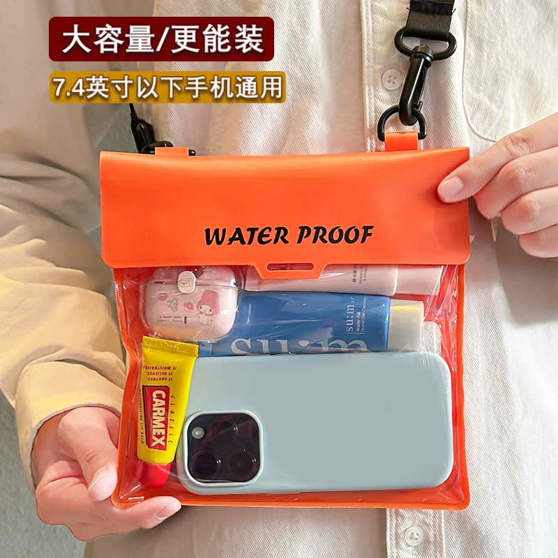 Водонепроницаемая сумка для мобильного телефона 8 уровней большой емкости с сенсорным экраном для плавания водонепроницаемый чехол для мобильного телефона