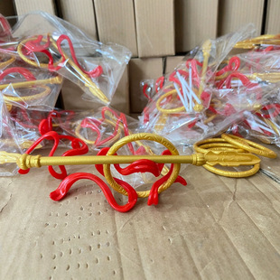 Cross-Border Best-Selling Nezha Magic Child Sea Chaos Peripheral Creative Ornaments, Qiankun Circle, Mixed Sky Silk, Fire Tip Gun, One Stroke Determines the World