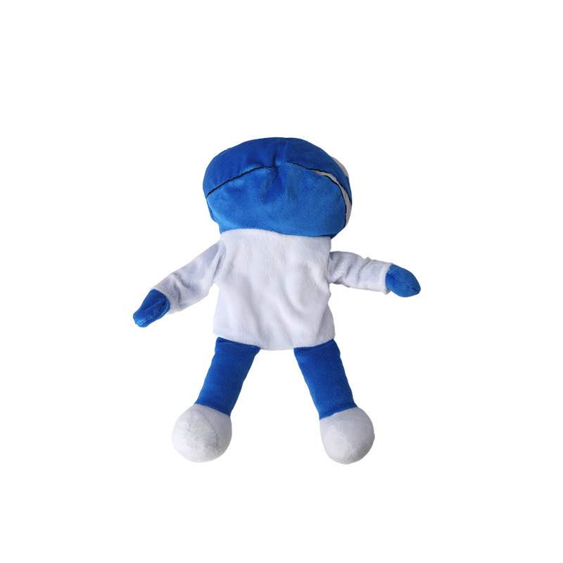 Juego de palos de rana de vientre blanco Juego de golf Juego de palos de relleno Equipo de palos de lana Juego de palos de muñeca