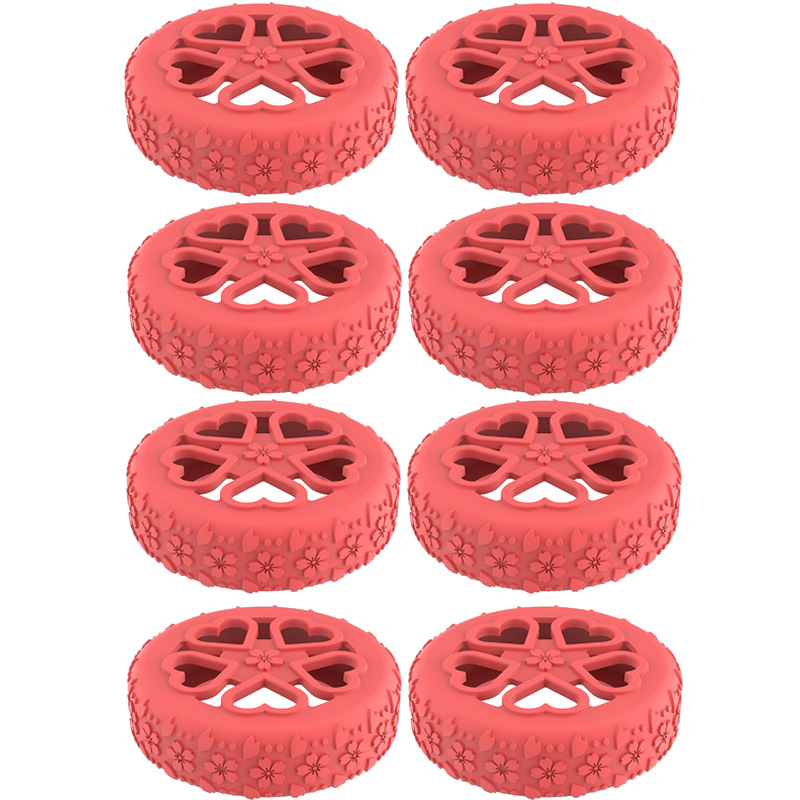 Caster shoesスーツケースホイールシリコン保護カバー耐摩耗性全包スーツケースホイールシリコン保護カバー