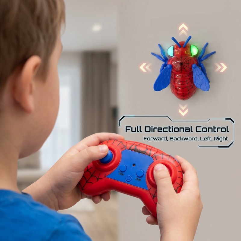 Transfronterizos de escalada de pared gigante araña abeja control remoto camión acrobacias de succión de pared rastreo coche de control remoto para niños