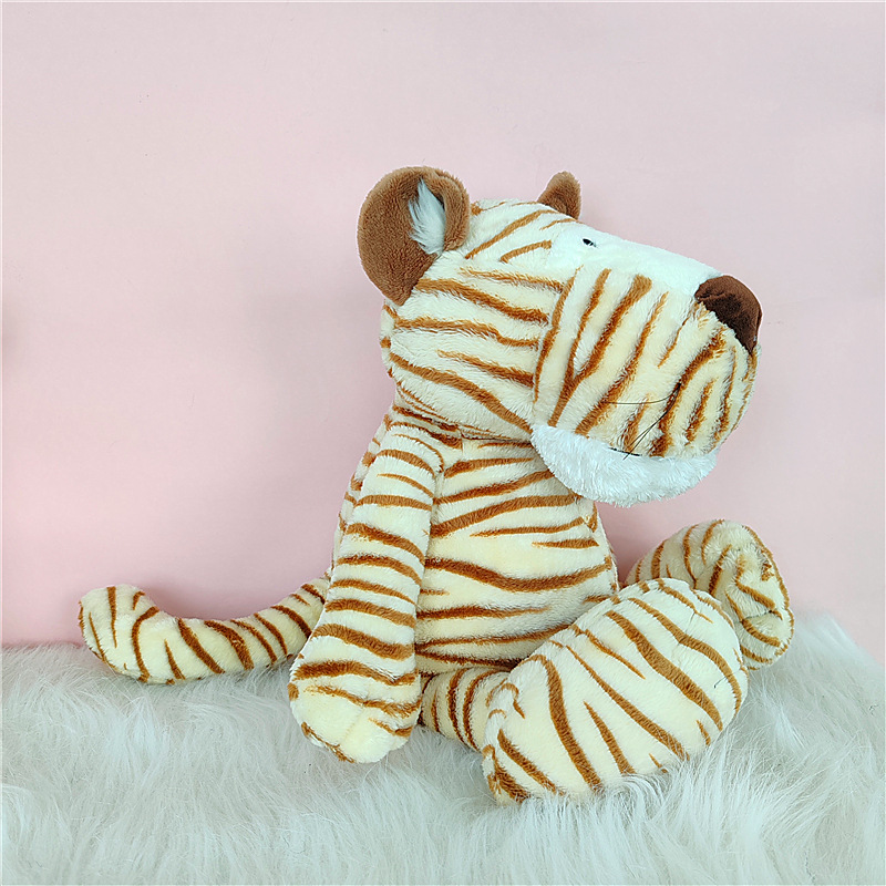 Bosque animal león muñeca peluche tigre elefante ciervo muñeca linda muñeca transfronteriza al por mayor