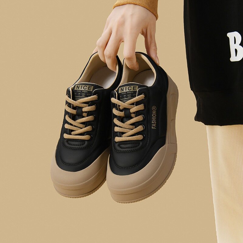 Giày sneaker nữ đế dày da thật mặt lưới thoáng khí mới xuân hè 2024 — Mặt lưới đen LJ 68006 M, JST 1901 mặt lưới màu đen, DH 29081 Mặt lưới đen, DH 29060 Đen Mơ