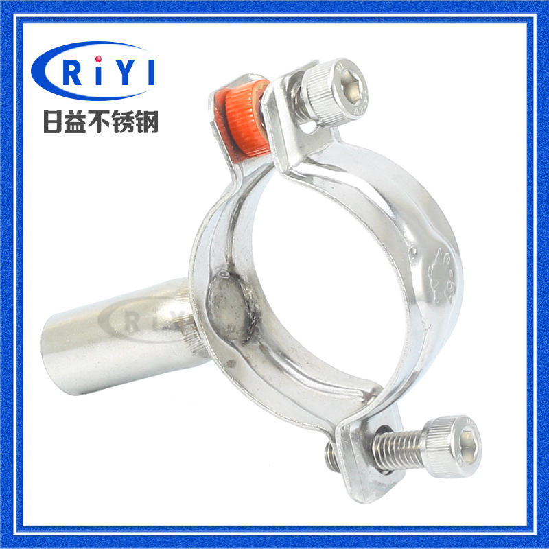 全304不锈钢管支架螺丝304管子架管卡管子夹水管固定管码其他