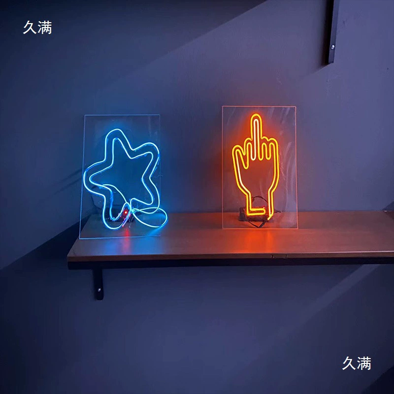 Неоновая световая LED лента для самоделок с холодным светом, ультратонкая, USB аккумулятор, светодиодная световая лента, световой ряд