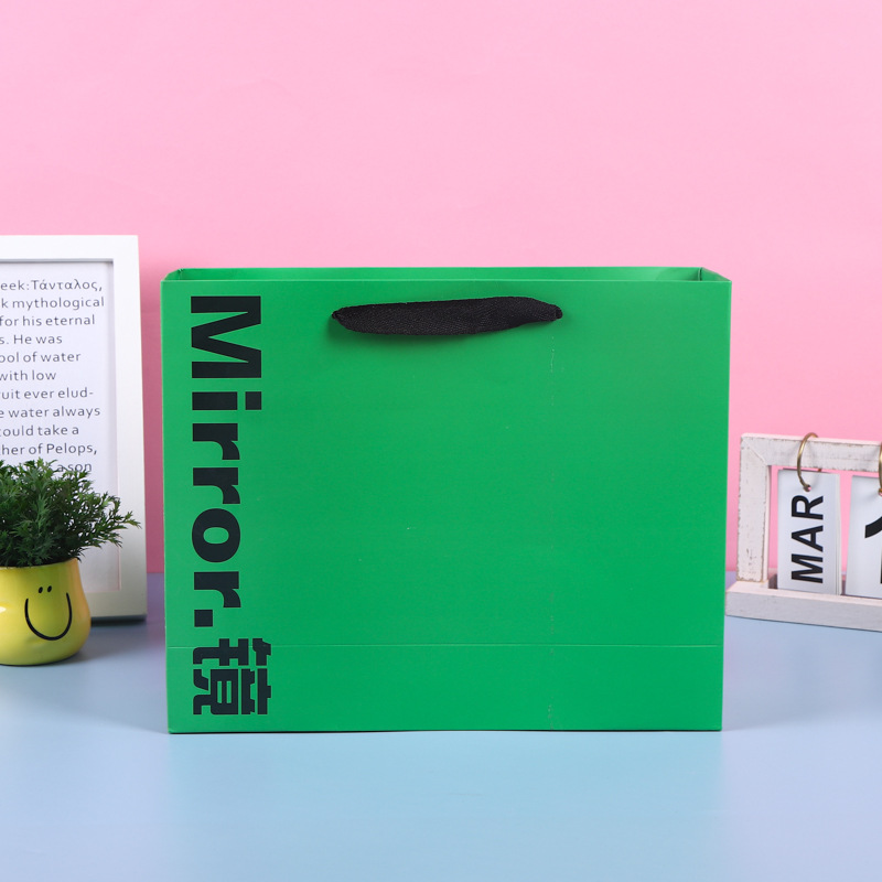 白卡纸袋手提包装袋 服装店袋子可加印logo 正品珠宝袋购物礼品袋