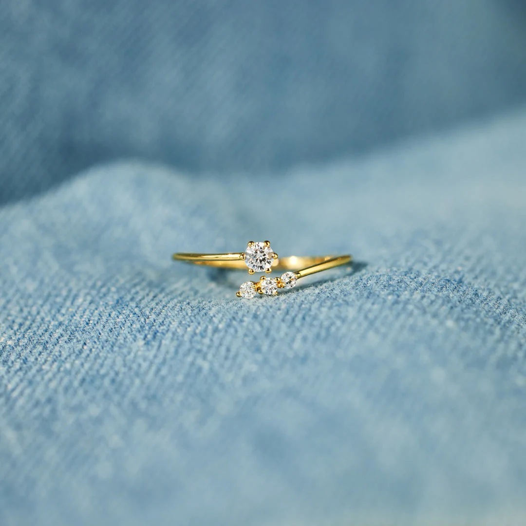 Rings Classification 925 Sterling Silver Zircon Geometric Rings 925 Sterling Silver Rings