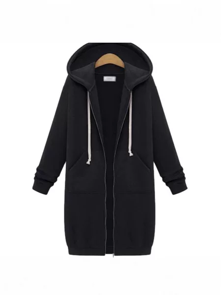 Order 2024 foreign trade cross-border Amazon Europe and the United States autumn and winter women's long hooded long sleeve sweater women's winter