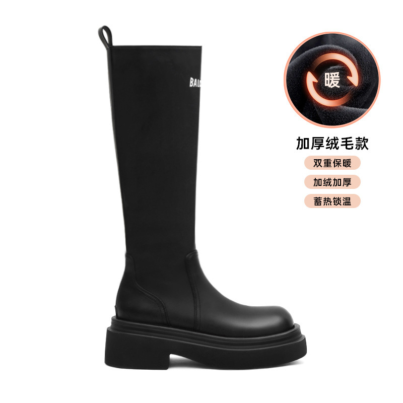 롱 튜브_블랙_벨벳