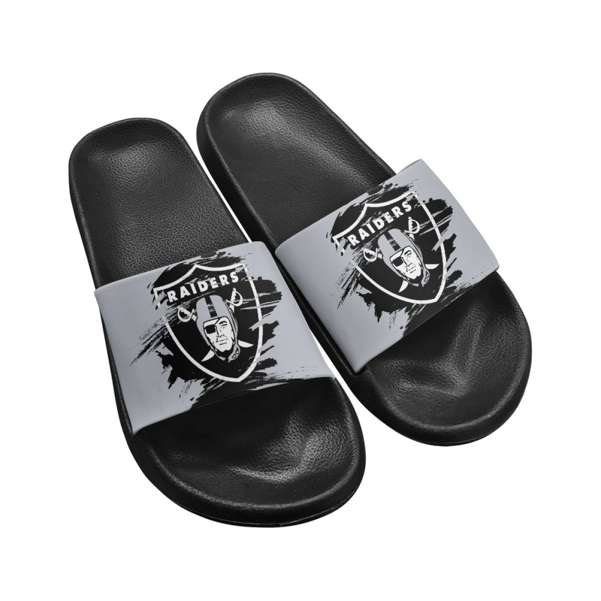 Международные взрослые тапочки EVA с термопереносом, дизайн Las Vegas Raiders, горячая распродажа за границей
