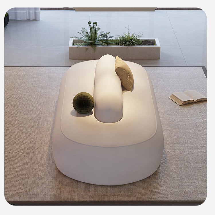 Designer Cream Style Clothing Store Hotel Club Lobby Lounge Reception Area Double-sided Couch