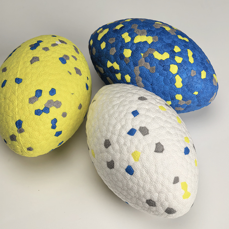 Bite-Resistant Dog Rugby Toy Popping Ball Pet Boredom Relief Swimming Floating Popcorn Teething Small, Medium and Large Dogs