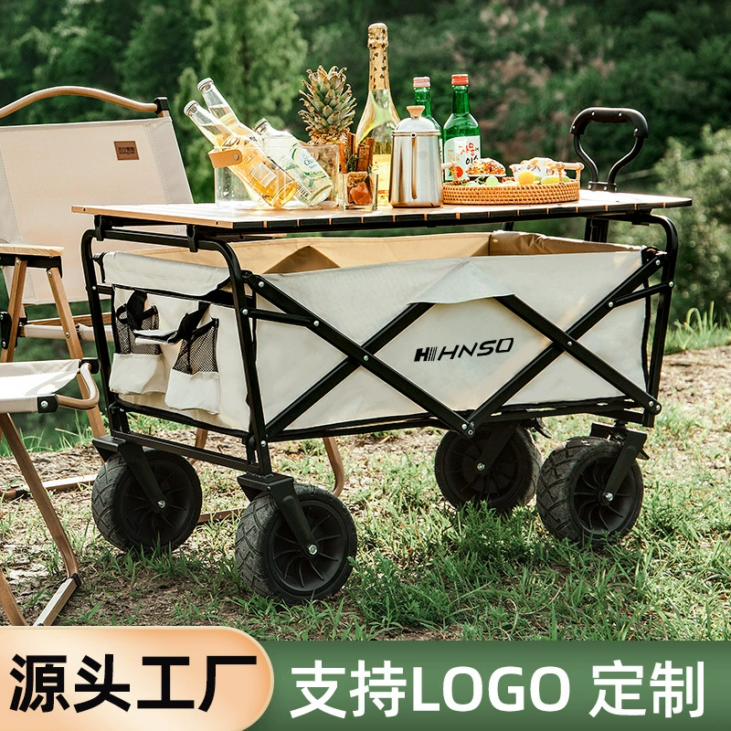 HNSD открытый Кемпер тележка стойло лагерь автомобиль стол для пикника доска Кемпинг прицеп тяга ручная тяга автомобиль