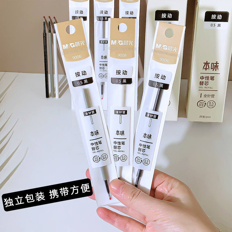 Black quick dry rollerball pen for students, 0.5mm