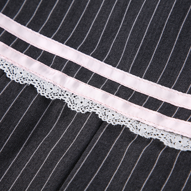 Title 10, Falda plisada de cintura baja estilo preppy con...