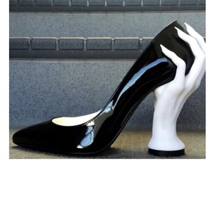 �羳����վEbay����Ůʿ��ָ��Ь-������׃�ɫ�Ͳ��� Hand Heels
