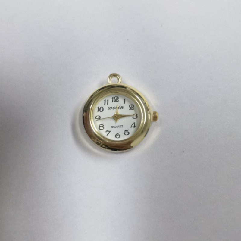 Round digital face - gold