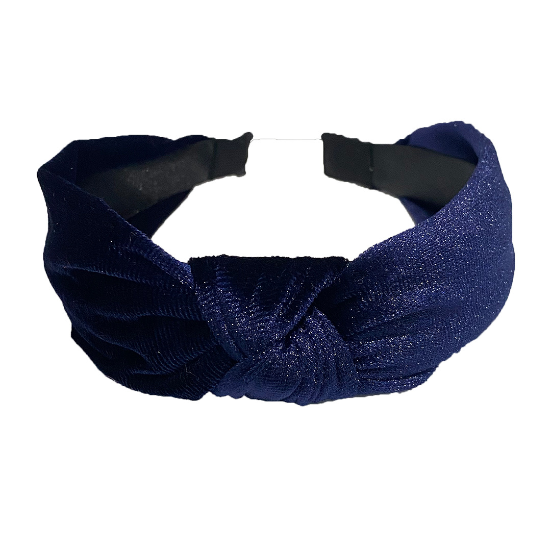 Nuevos accesorios para el cabello de color sólido de terciopelo dorado anudado diadema femenina europea y americana transfronteriza simple todo partido pelo de ala ancha presionando diadema horquilla image 23
