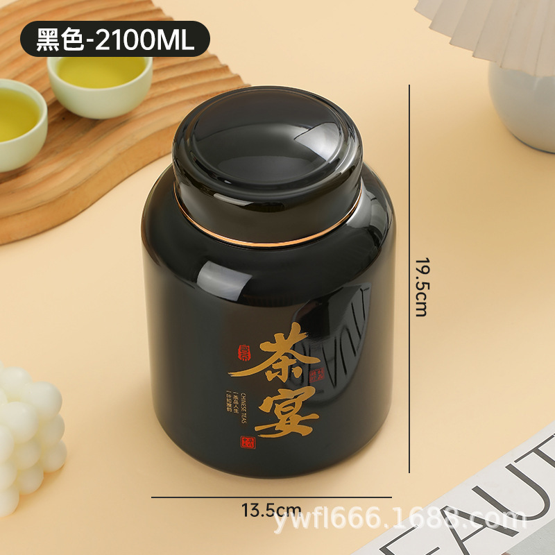 Banquete de té grande - Negro