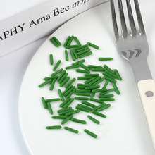 1cm微缩芦笋青菜杆PVC仿真迷你蔬菜小黄瓜DIY食玩过家家食材配件