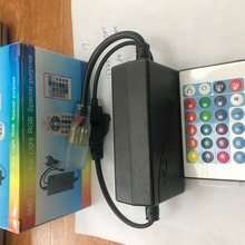 厂家直销 220V高压RGB控制器 七彩灯带红外感应控制器16色