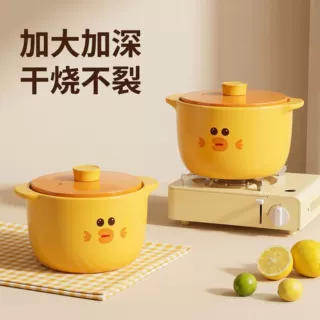 创意陶瓷砂锅煲家用耐高温燃气灶专用炖锅汤锅干烧不裂煲仔沙锅