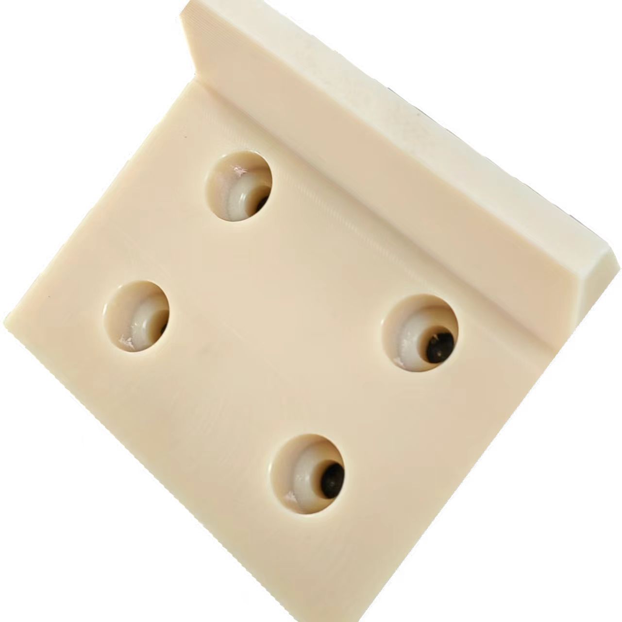 MC浇注尼龙板加工PA6增强尼龙滑块尼龙垫块方条尼龙限位块