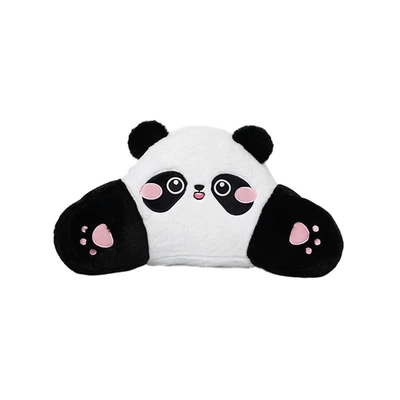 Cushion, Cartoon Car Seat Cover, Seat cushion, seat cover - rabbit-fur-embroidered-panda-lumbar-support