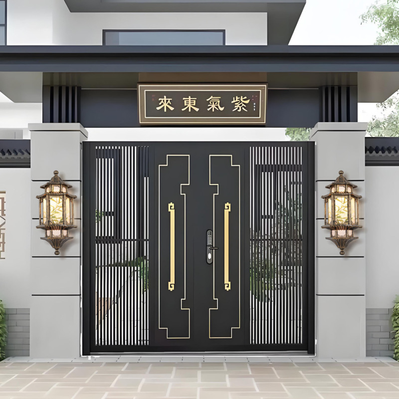 宋式美学禅意茶室玄关中式仿古风房子古建筑六角凉亭吊灯户外壁灯|undefined