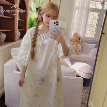 ��ʹ��˯��81093 2026��100%��Բ���������ӡ����������Ů˯ȹ