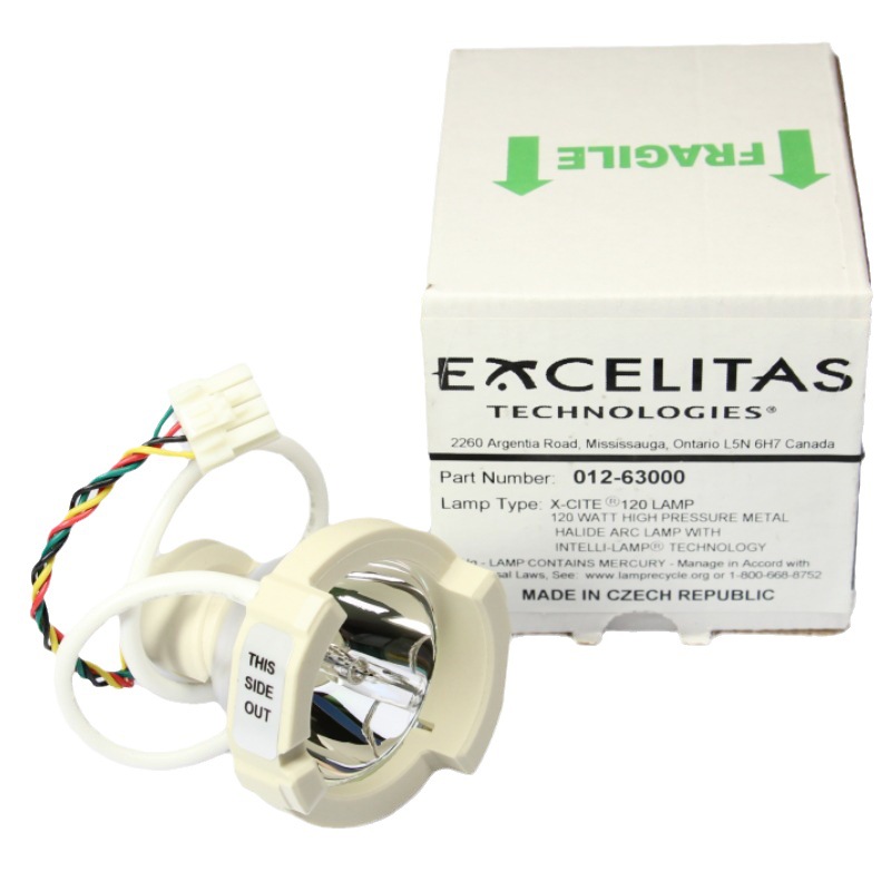 EXCELITAS 012-63000 X-CITE 120W Mercury Lamp EXFO Fluorescence Microscope Bulb
