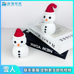 3d打印玩具雪人圣诞节礼品节日模型桌面摆件工艺品儿童桌面摆件