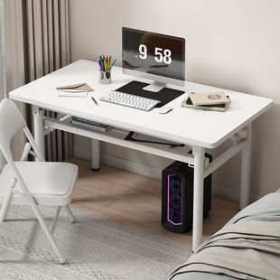 Installation-free folding desk portable stall table home rental multi-functional dining table study computer desk